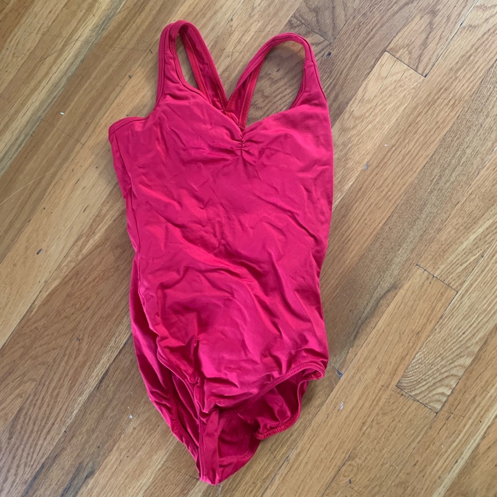 So Danca Child 12-14 Red Leotard